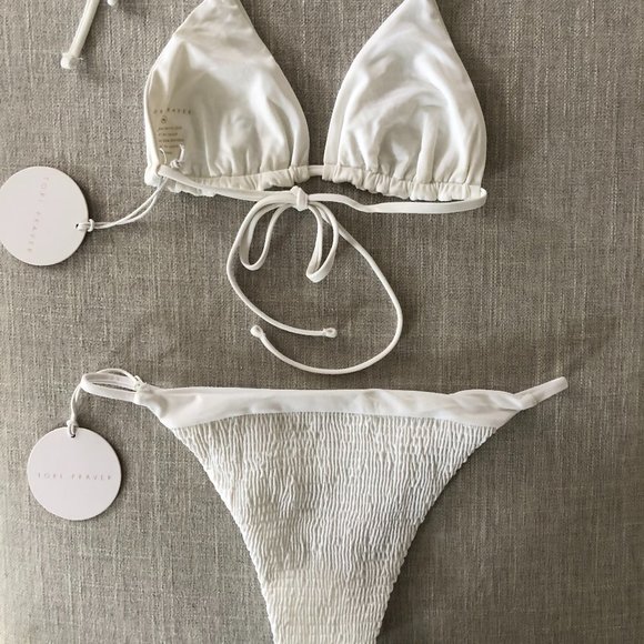 Tori Praver Swimwear White Classic Bikini - Picture 7 of 7
